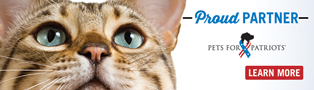 Proud Supporter of Pets for Patriots
