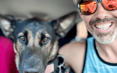 Shoe-stealing rescue dog steals heart of retired Air Force veteran and his family