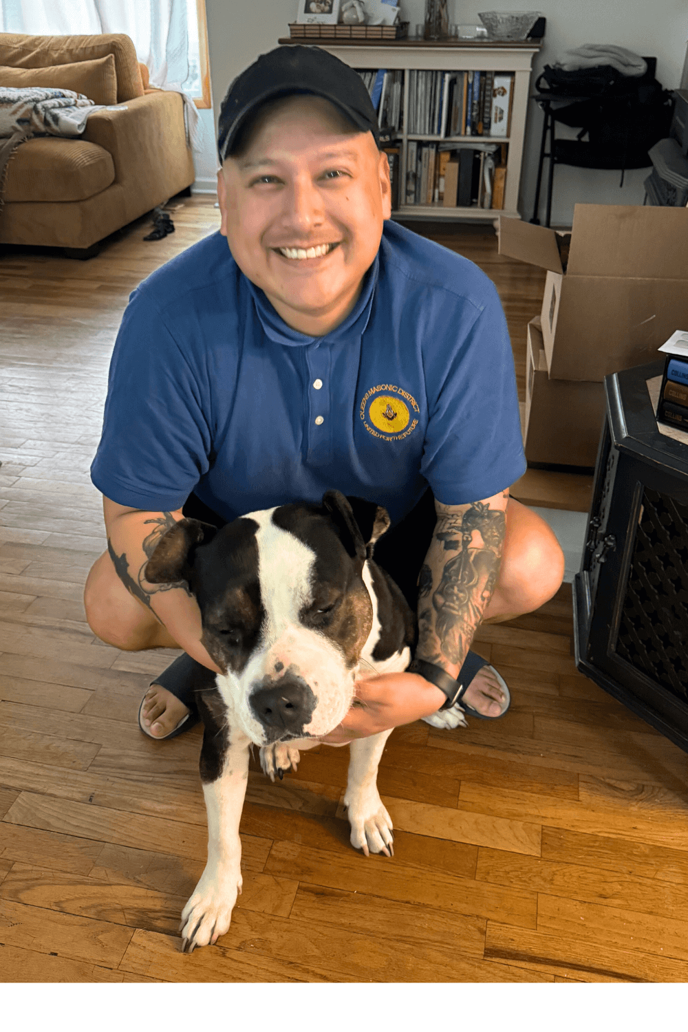 Rescued Pit Bull helps retired war veteran conquer loneliness